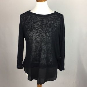 Forever 21 Black Layered top